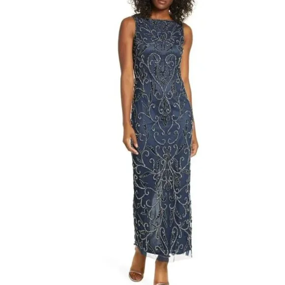 pisarro nights beaded dress petite Coastal Beach Sand Raffia Wrapped Wood 6 Drawer Curved Double Dresser   SLATE CUSTOM
